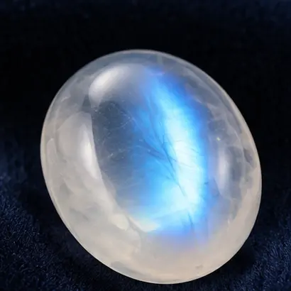 Moonstone · Oval cabochon · polished gemstone reference