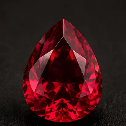 Spinel · Pear cut · polished gemstone reference