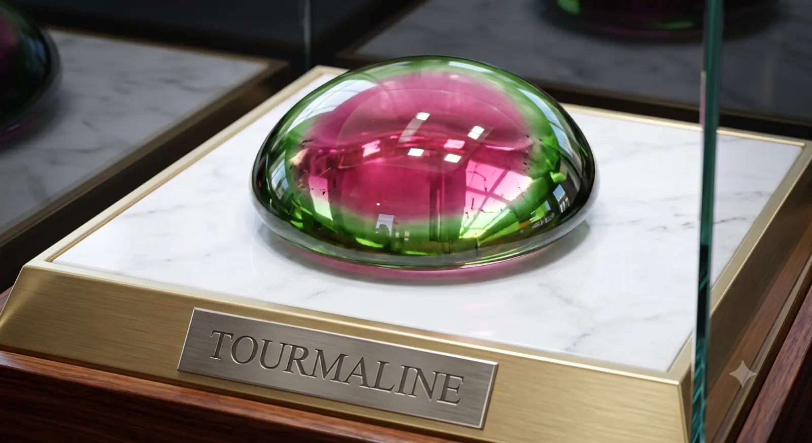 Tourmaline · Cabochon · polished gemstone reference