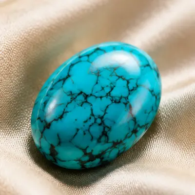 Turquoise · Oval cabochon · polished gemstone reference
