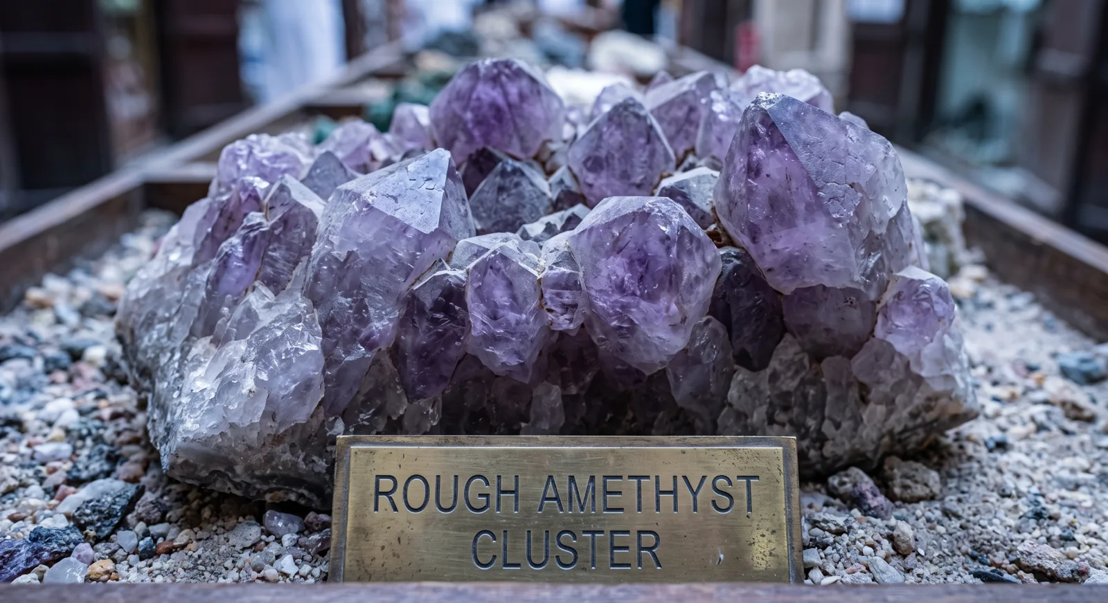 Amethyst rough material reference