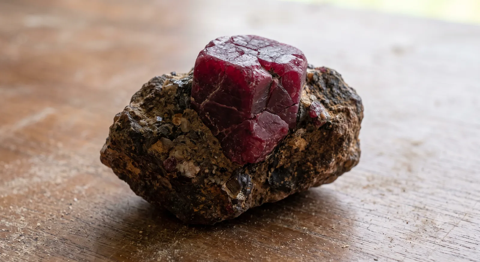 Ruby rough material reference
